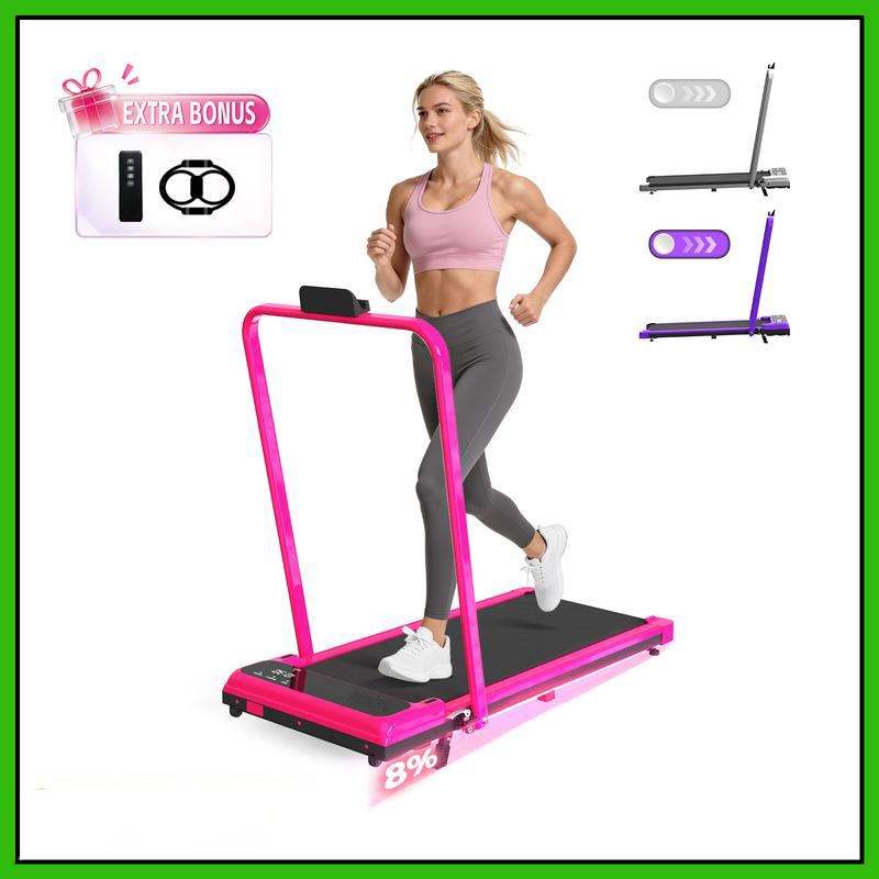 Shock Absorbing Space Saving Treadmill