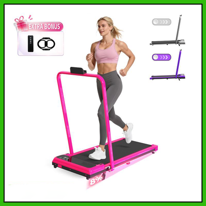 Shock Absorbing Space Saving Treadmill