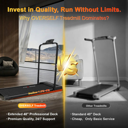 Space Saving Under Desk Treadmill