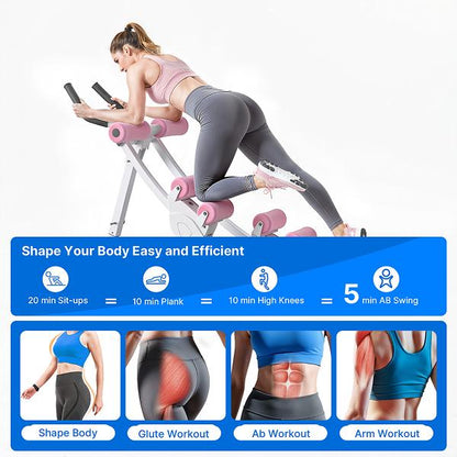 Foldable Ab Workout Slide Trainer