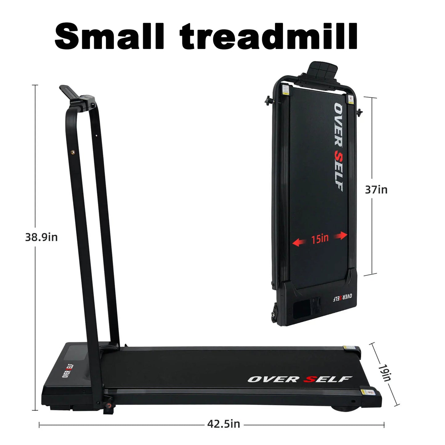 Space Saving Under Desk Treadmill
